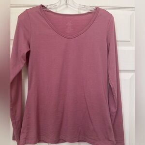 SOLD! WOOLX Long Sleeves,LIKE NEW!Small. Merino Wool.Mesa Rose pink.MixMatch